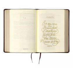Bíblia The Purpose Book | A21 | Espaço Para Anotações | Capa Couro Soft Janela